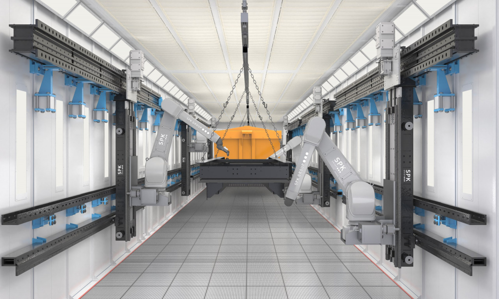 В проекте - роботизированные окрасочные линии