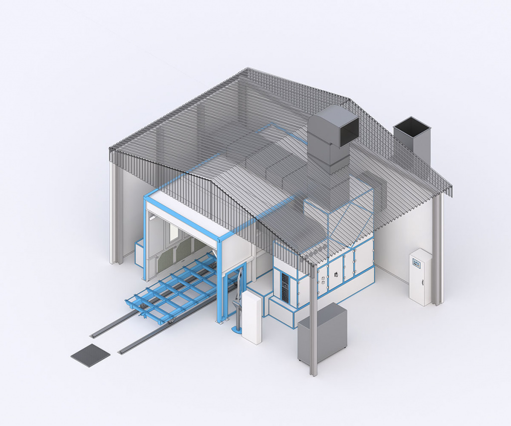 Окрасочно-сушильная камера для атомной промышленности.jpg Окрасочно-сушильная камера для атомной промышленности.jpg